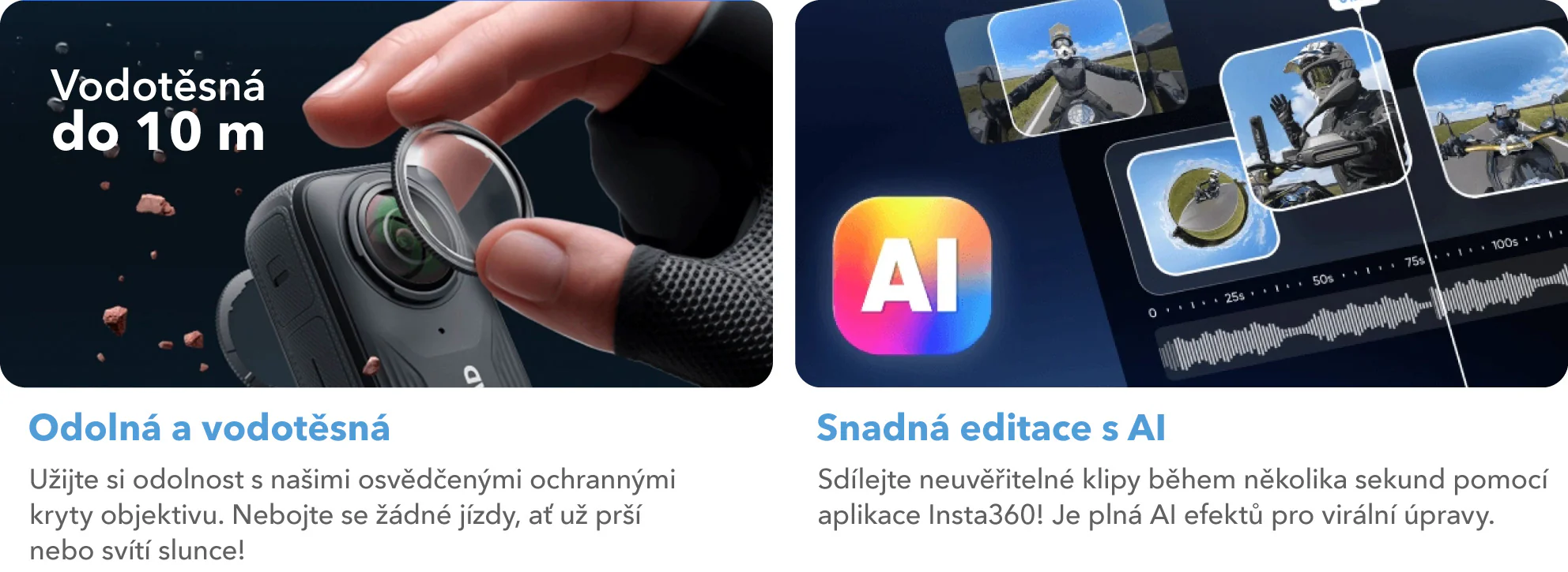 Odolná Insta360 X4 BMW limitovaná edice